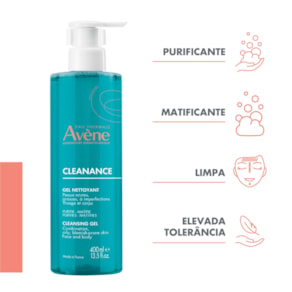 Avène Cleanance Rosto e Corpo Gel de Limpeza 400ml